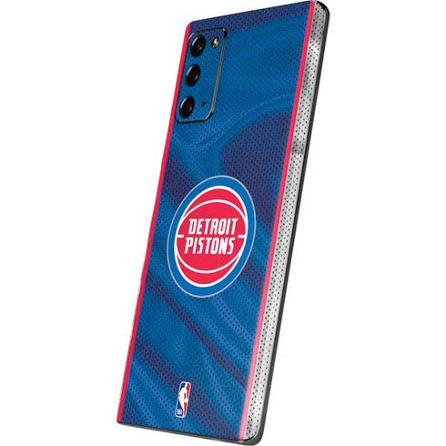 NBA Detroit Pistons Away Jersey Galaxy Note20 5G Skin